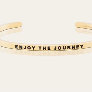 Mantra Band Gold Inspirational Bracelet
